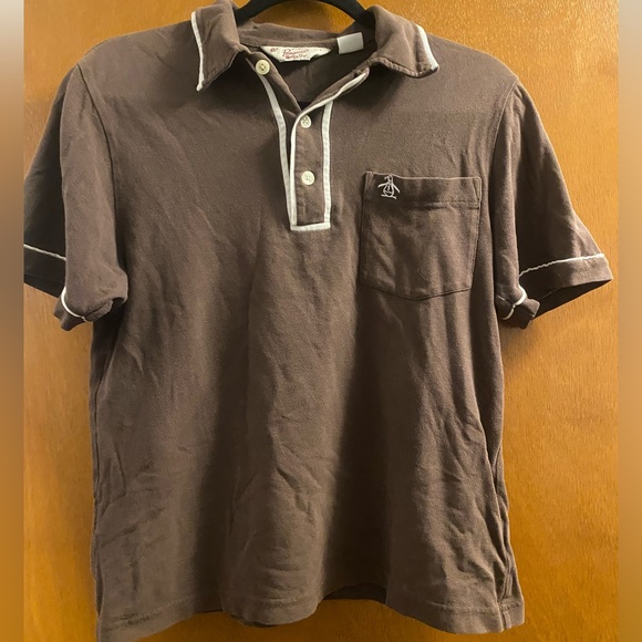Presenting a stylish brown polo from the Original Penguin brand - Picture 2 of 3